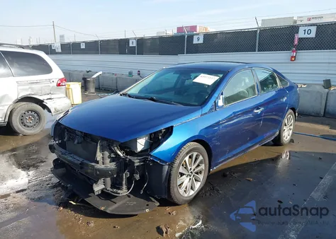 2016 Hyundai Sonata Sport из США, поврежденный, VIN 5NPE34AF1GH435758